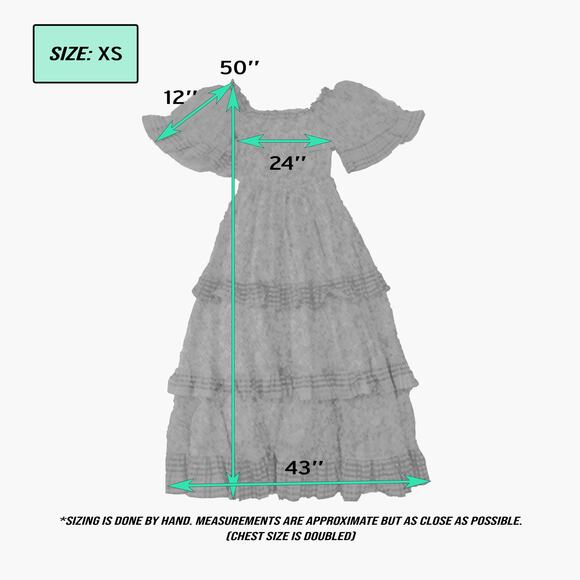 NWT AURA "See The Sights" Sage Floral Print Tiered Maxi Dress (Multi | Size XS) - Picture 12 of 12